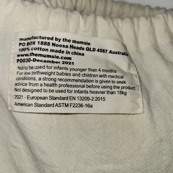 The Mumsie Summer Baby Wearing Overall Dress Size Large - Picture 9 of 9